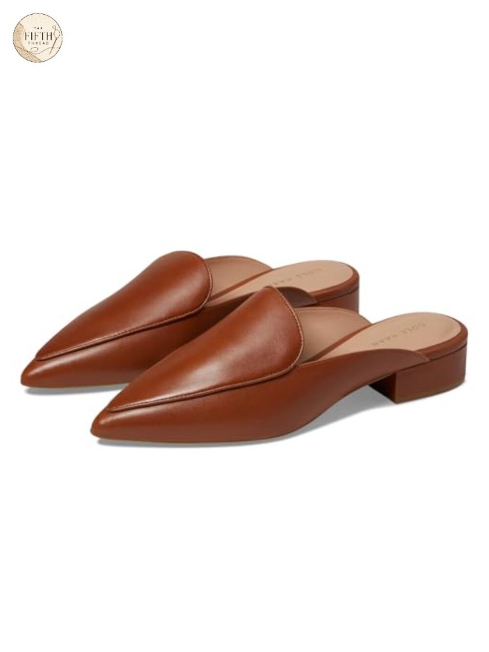 Piper Mule Leather Mules Round Toe Pull-On Comfort Walking